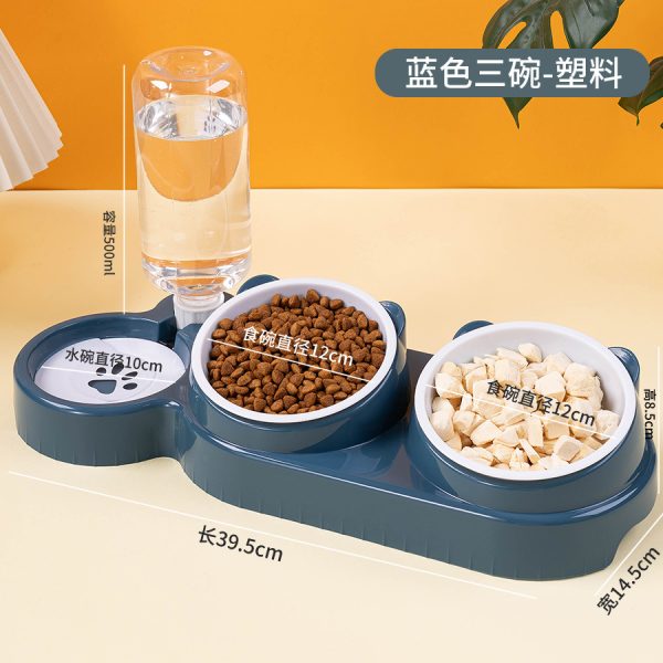 cat food bowl 3in 1