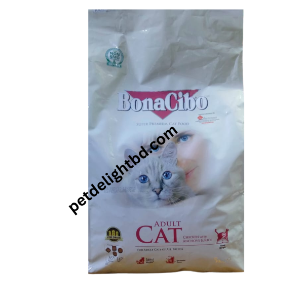 Bonacibo Adult Chicken & Anchovy & Rice 5kg
